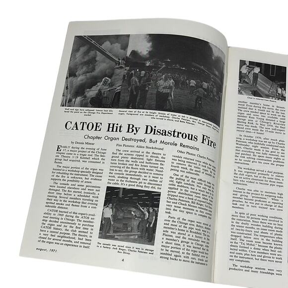 Theater Organ Journal‎ of the American Theatre Organ Society August 1971 - Picture 3 of 8